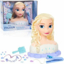 Beebinukk Aksessuaaridega Frozen Elsa Deluxe Styling Head