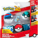 Arvude komplekt Pokémon Clip 'N' Go - Squirtle 5 cm 5 Tükid