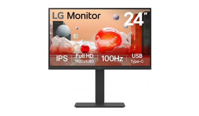 "60,4cm/23,8"" (1920x1080) LG 24BA650-B 16:9 FHD IPS 5ms 100Hz HDMI DP USB-C Speaker Pivot Black"