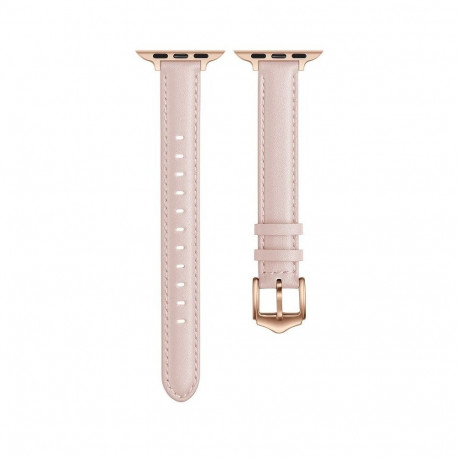 Kellarihm Trendybay Apple Watch 38/40/41/42mm, nahkne roosa