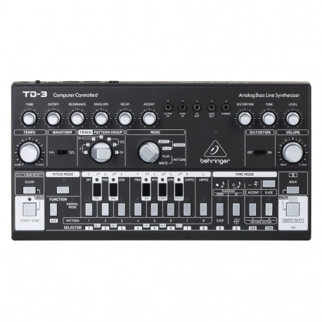 Behringer TD-3-BK must bassisüntesaator