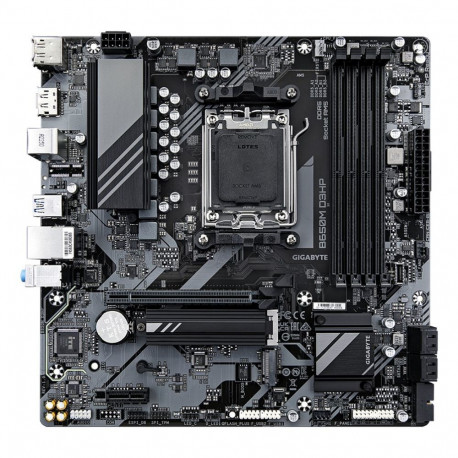 GIGABYTE emaplaat B650M D3HP, AMD Ryzen 9000 seeria protsessoritele, 5+2+2-faasiline VRM, kuni 7600M