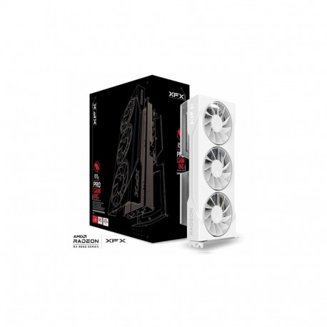 XFX graafikakaart SWIFT RX 9060XT OC 3-FAN 16GB, valge