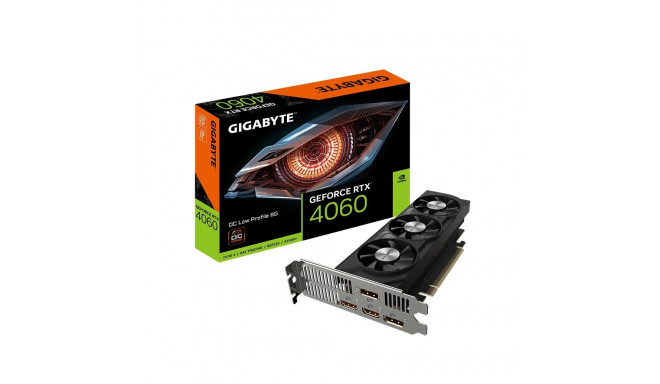 GIGABYTE GeForce RTX 4060 OC madala profiiliga 8G NVIDIA GeForce RTX 4060 8 GB GDDR6