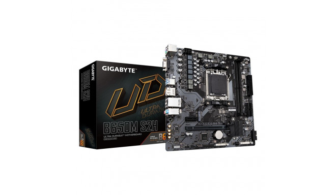 GIGABYTE B650M S2H emaplaat - AMD Ryzen 9000 seeria protsessorid, 5+2+2 faasi VRM, kuni 6400MHz DDR5
