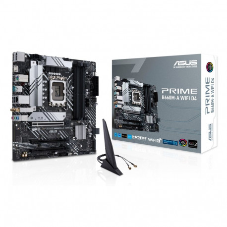 ASUS PRIME B660M-A WIFI D4 Intel B660 LGA 1700 micro ATX emaplaat