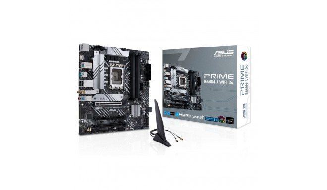 ASUS PRIME B660M-A WIFI D4 Intel B660 LGA 1700 micro ATX emaplaat