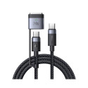 2-in-1 USB-C to USB-C + Magsafe 3 cable Mcdodo CA-0140, 2m (black)