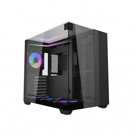 Darkflash TH285 computer case (black) + 4 fans
