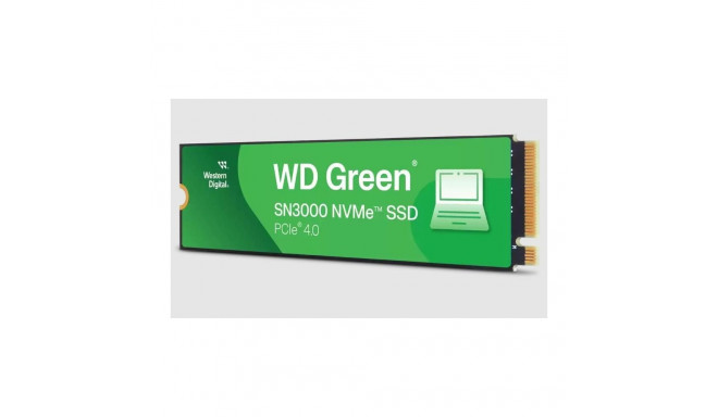 Western Digital SSD||Green|500GB|M.2|PCIe Gen4|NVMe|Write speed 4100 MBytes/sec|Read speed 5000 MByt