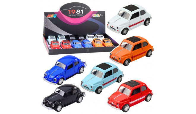 Klassikaline kollektsionääride mudelauto avanevate ustega 1:36