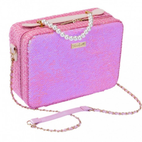 Walizka meigikohver tume roosa