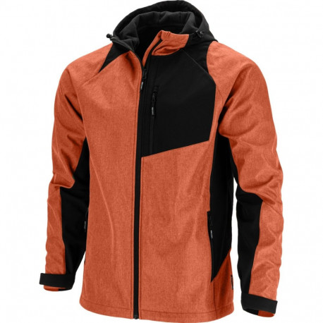 Kurtka softshell z kapt. ceglasto-czarna, "s", ce, lahti