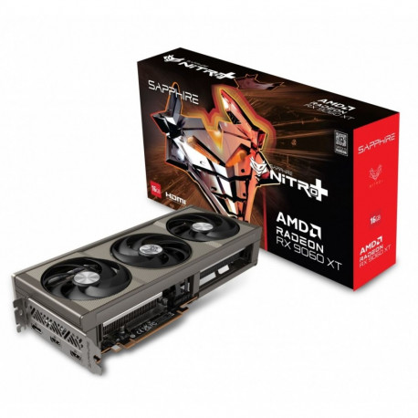 Radeon RX 9060 XT NITRO+ 16GB GDDR6 128bit DP/2HDMI graafikakaart
