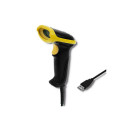 Barcode Reader - Qoltec 1d/2d Usb, Black