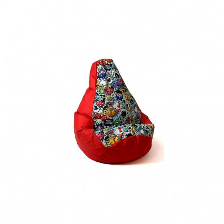 Storage Bag - Sako Pouffe Pearl Red