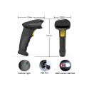 Barcode Scanner - Qoltec 50853 1D/2D USB Black