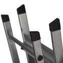 Folding Ladder - Krause Solidy 3 Steps Aluminium Silver