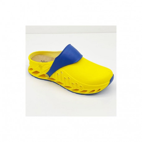 Footwear - Scholl Evoflex Clogs 4 cm Heel Height Unisex Size 38 Yellow