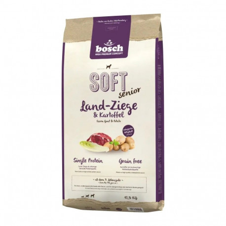 Dog Food - Bosch Soft Senior Goat And Potato - 12.5kg Dog Food