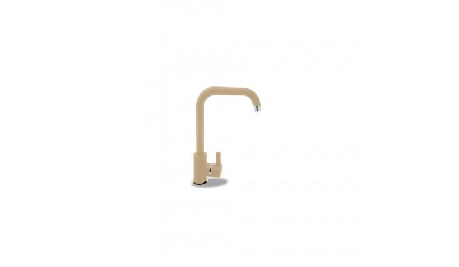 Kitchen Tap - Pyramis Silvio Thermostat Pull-Down Beige