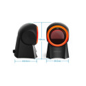 Barcode Scanner - Qoltec 50857 Wired 1D/2D Black
