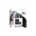 Microsdcard - Kingston 64GB Canvas Select Plus 100r A1 C10 Card Gray