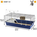 Pet Cage - FERPLAST Rabbit 120 Metal Plastic 1180x585x495 mm
