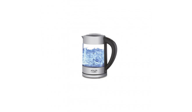 Electric Kettle - Adler AD 1247 1.7L 2200W with Keep Warm Function Black