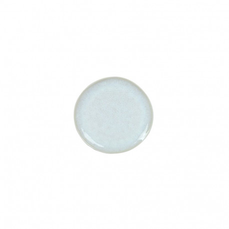 PLATE EMBOS OUT GLAZE INS WHITE 20CM