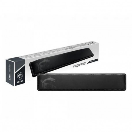 MSI VIGOR WR01 Keyboard Wrist Rest 'Black with Iconic Dragon design, Cool Gel-infused memory fo