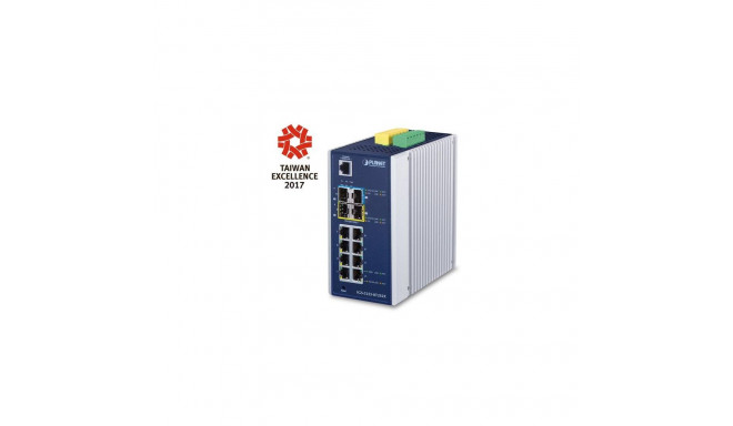 PLANET IGS-5225-8T2S2X network switch Managed L3 Gigabit Ethernet (10/100/1000) Blue, Silver