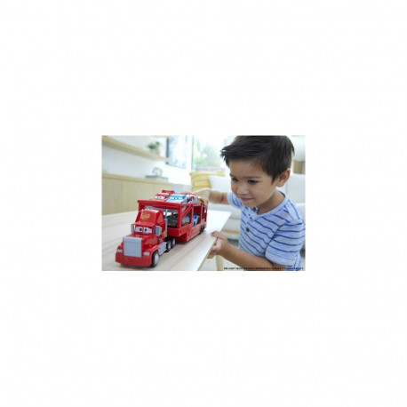 Disney Pixar Cars Disney and Pixar Cars Mack Hauler, 13-inch Toy Transporter Truck with Ramp & C