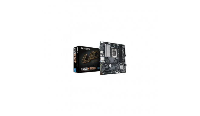 GIGABYTE B760M D3HP Motherboard - Intel Core 14th Gen CPUs, 4+1+1 Phases VRM, up to 5600MHz DDR5, 2x