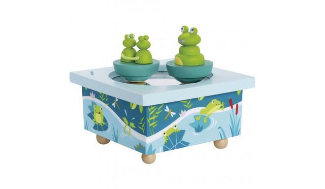 Trousselier Music Box Dancing Frogs