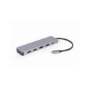 Gembird A-CM-COMBO3-03 USB Type-C 3-in-1 multi-port adapter (Hub + HDMI + PD)