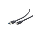 Cablexpert USB 3.0 AM–Type-C kaabel (AM/CM), 0,1 m CCP-USB3-AMCM-0.1M USB 3.0–Type-C