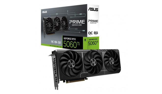 Graphics CardASUSNVIDIA GeForce RTX 5060 Ti8 GBGDDR7128 bitPCIE 5.0 16xTriple slot Fansink1xHDMI3xDi