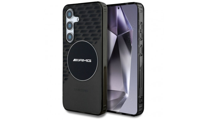 Cas AMG Transparent Rhombs MagSafe for Samsung Galaxy S25 black