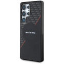 Case AMG kahekordne kiht rombid MagSafe Samsung Galaxy S25 Ultra must/punane