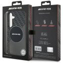 Cas AMG läbipaistev rombidega MagSafe Samsung Galaxy S25 must
