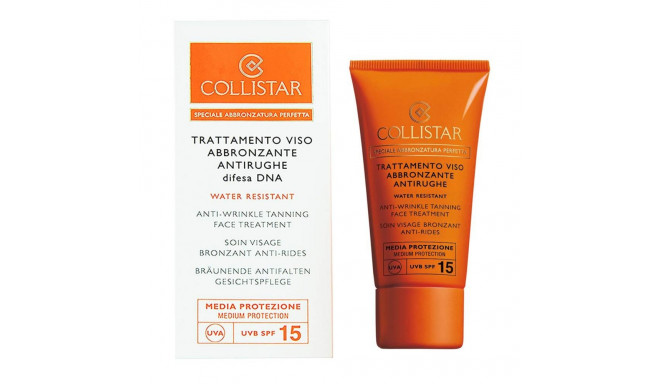 COLLISTAR ANTI-ARRUGAS TANNING FACE TREATMENT SPF15 WATER RESISTANT 50ML