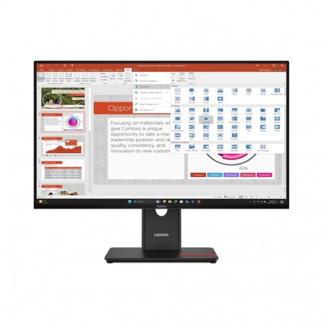 LENOVO ThinkVision T27-40 LED monitor 27inch 1920x1080 Full HD (1080p) 120Hz IPS 300cd/m2 1500:1 4ms