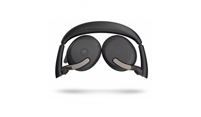 JABRA Evolve2 65 Flex MS stereo on-ear Bluetooth juhtmevaba aktiivse mürasummutusega USB-A must kõrv