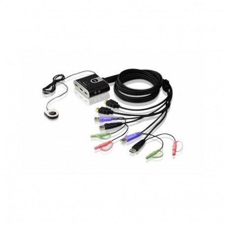 ATEN 2-porti USB HDMI KVM-lüliti heliga
