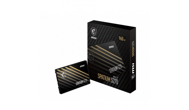 MSI SPATIUM S270 SATA 2.5 240GB sisemine pooljuhtketas 2.5" Serial ATA III 3D NAND