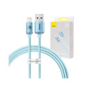 Kabel USB do iP Baseus Crystal Shine, 2.4A, 1.2m (niebieski)