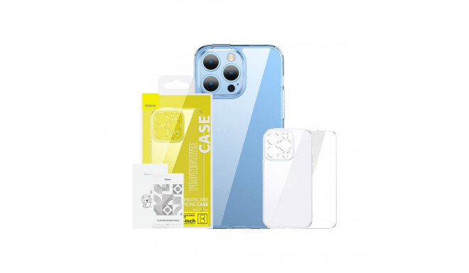 Baseus SuperCeramic Transparent Glass Case and Tempered Glass set for iPhone 14 Plus