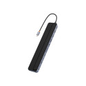 Hub 12w1 Baseus EliteJoy Gen2 series USB-C do 2xHDMI+ 3xUSB 3.0+ PD+ DP+ SD/TF+ RJ45+Type-C+ 3.5mm (
