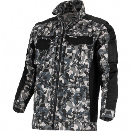 Bluza z odpinanymi rękawami szaro-czarna, "m", ce, lahti